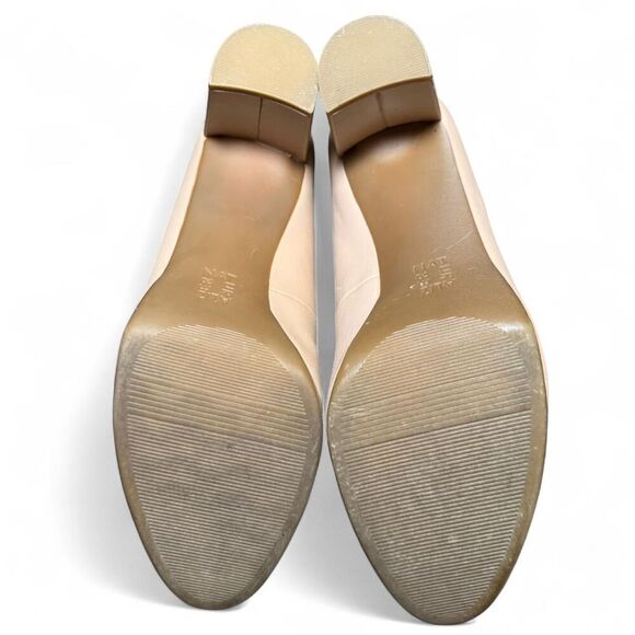 Naturalizer Women’s Size 9 Nude Platform Pumps Vegan Leather Block Heel Dress - Picture 4 of 7
